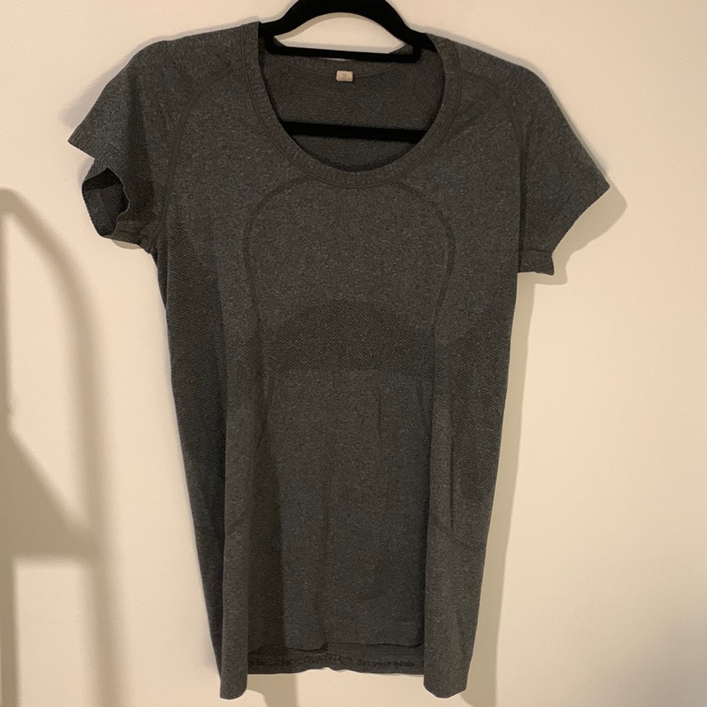 Grey Lululemon Swiftly Top